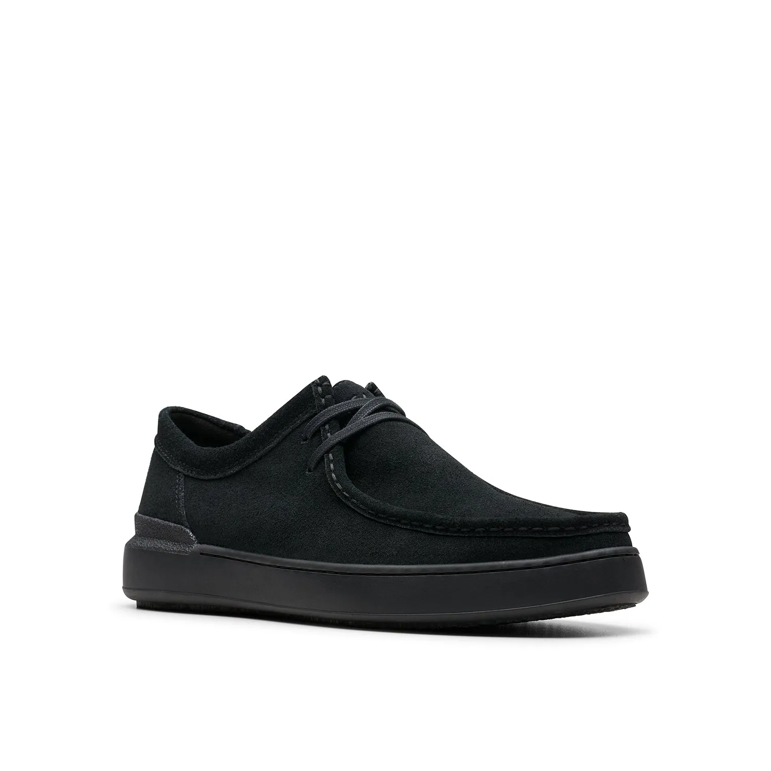 Mens - Courtlite Seam Black Suede