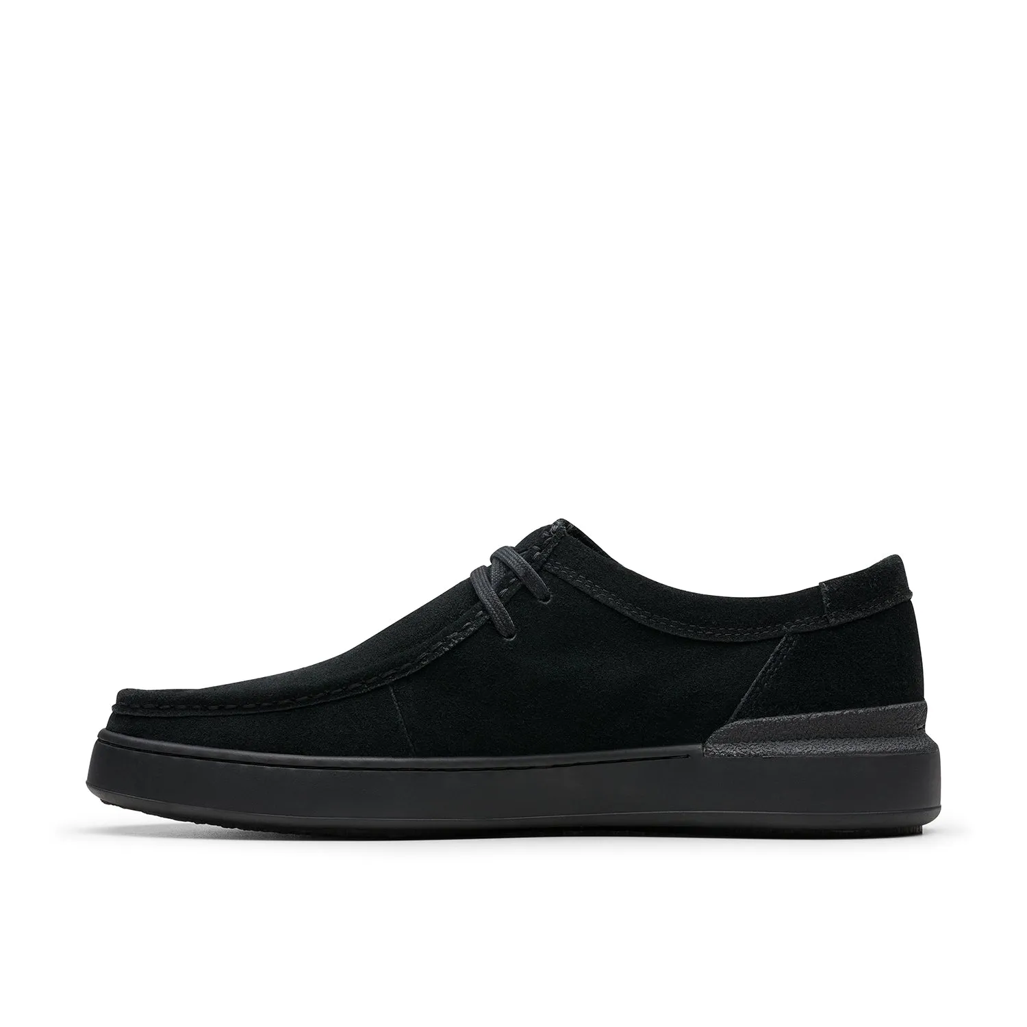 Mens - Courtlite Seam Black Suede