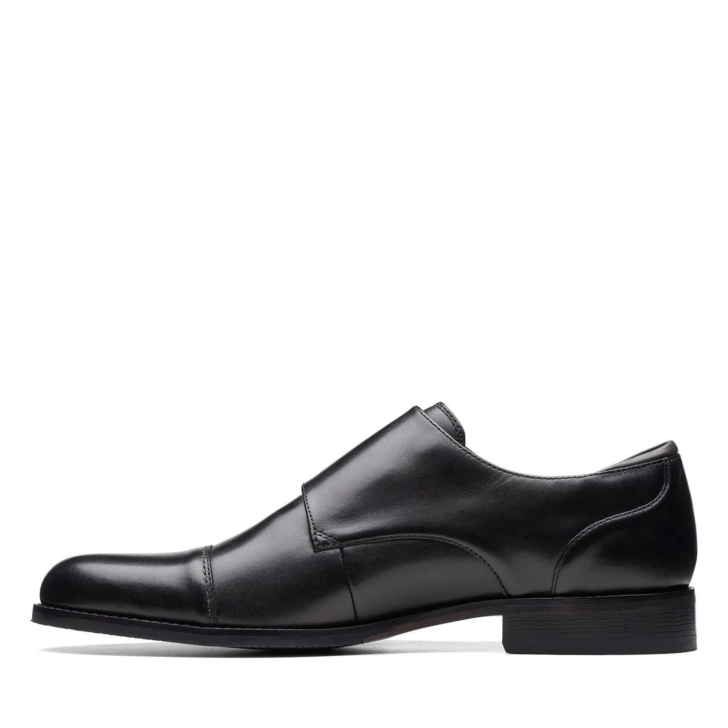 Mens - CraftArlo Monk Black Leather