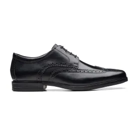 Mens - Howard Wing Black Leather