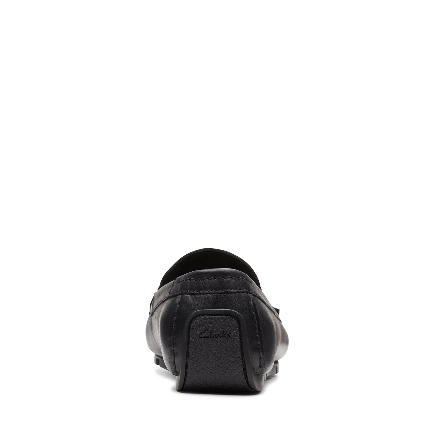 Mens - Oswick Plain Black Leather