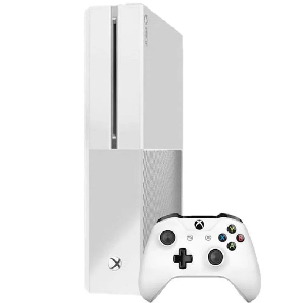 Microsoft Xbox One X 1TB Gaming Console White with BOLT AXTION Bundle Like New