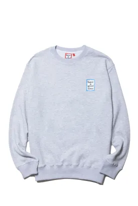 MINI BLUE FRAME CREWNECK CO HEATHER GRAY