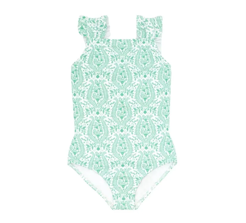 MINNOW ~ 1 pc ruffle strap swimsuit