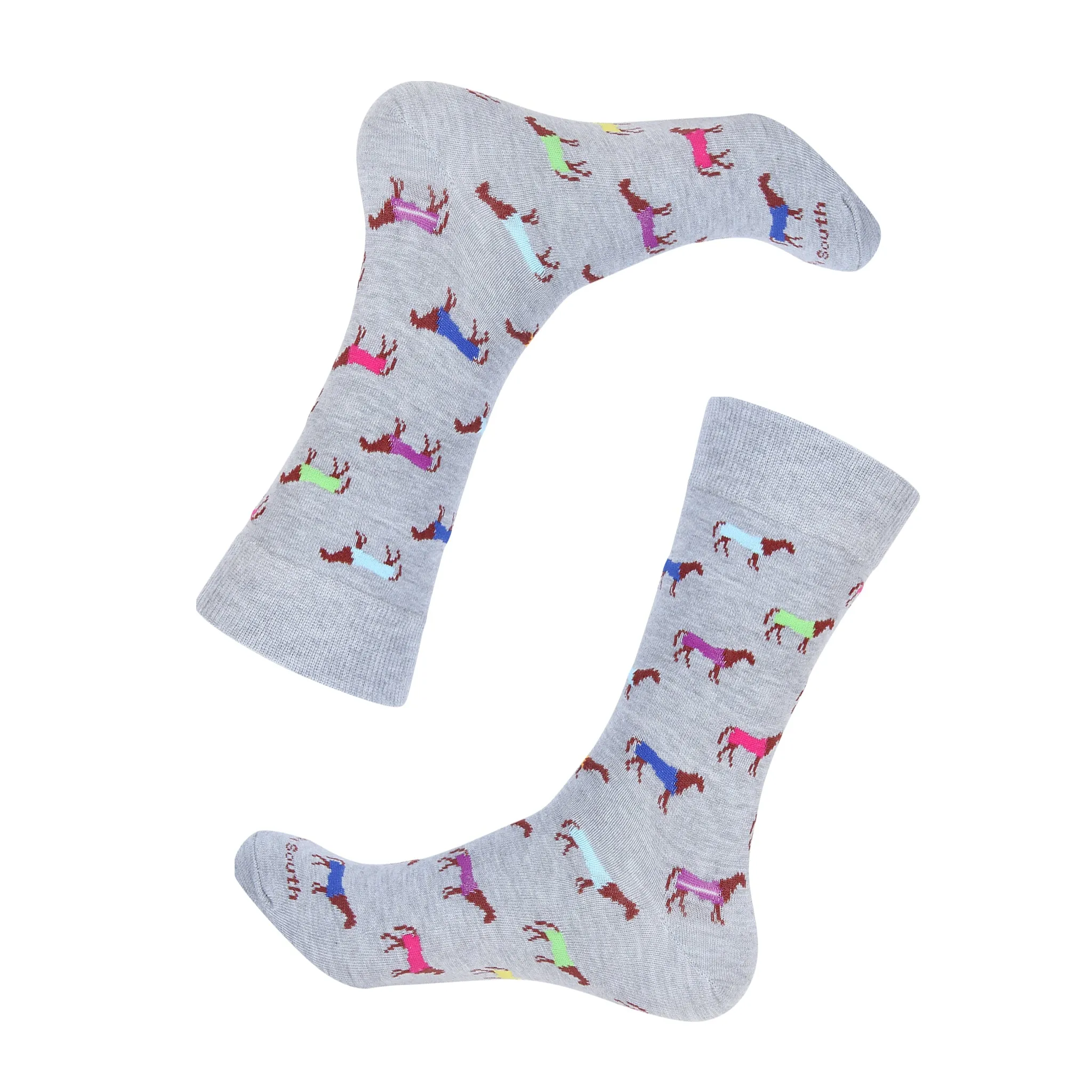 Multi Color Horse Socks