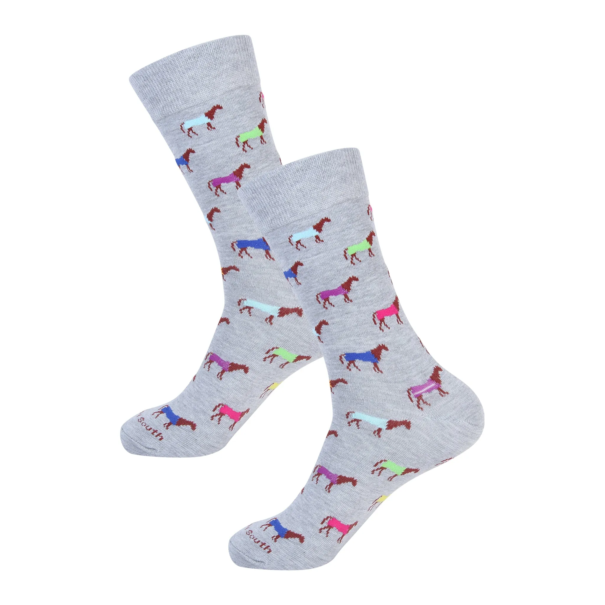 Multi Color Horse Socks