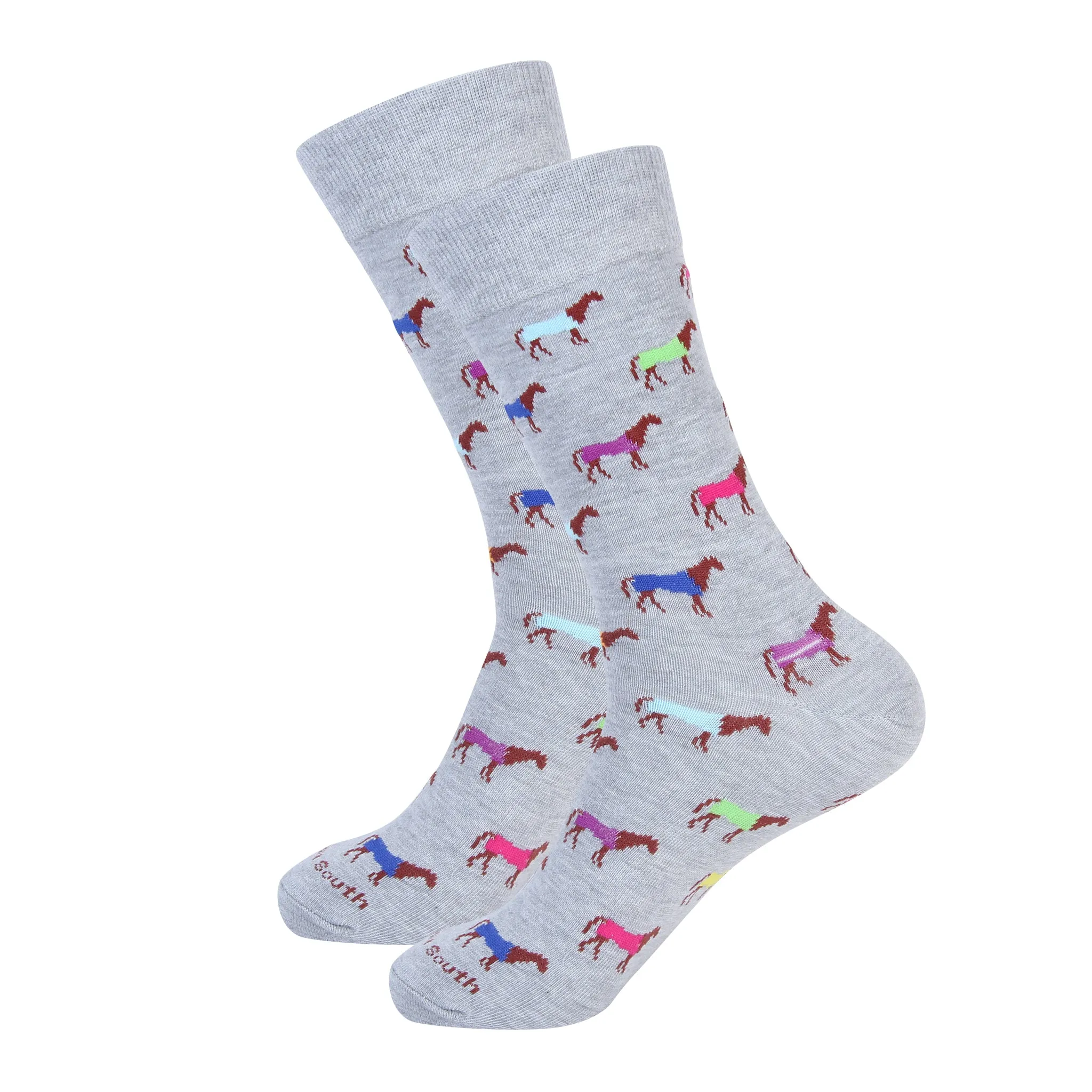 Multi Color Horse Socks