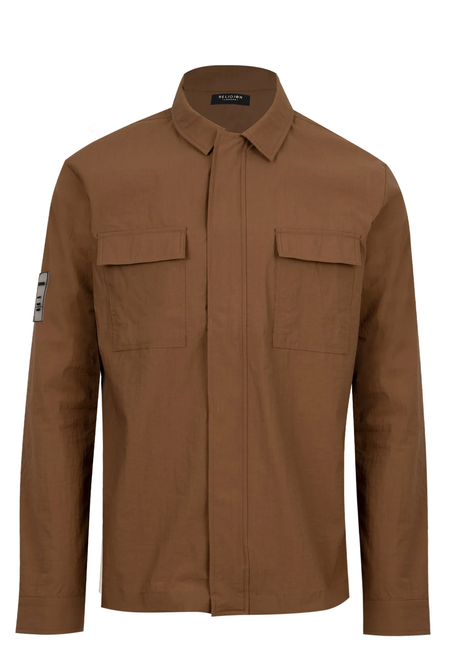 NYLON ESCAPE SHIRT CHOC