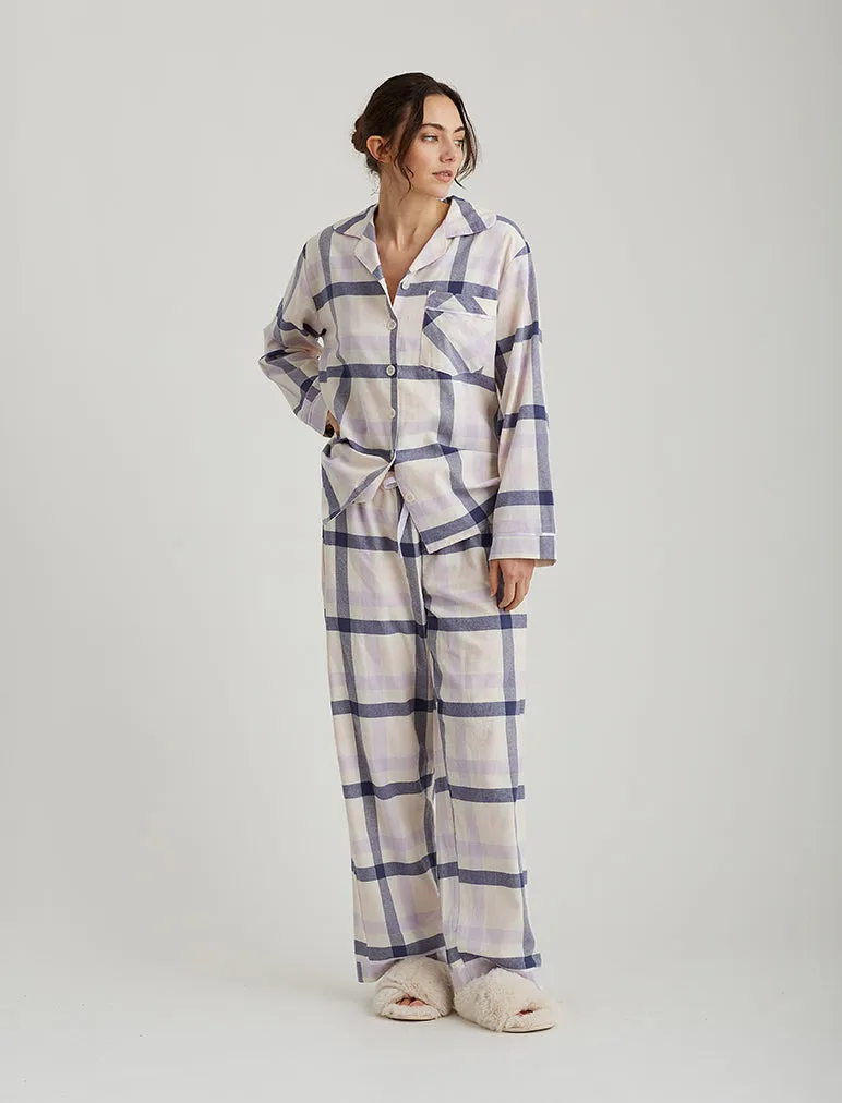 Organic Cotton Plaid Pant