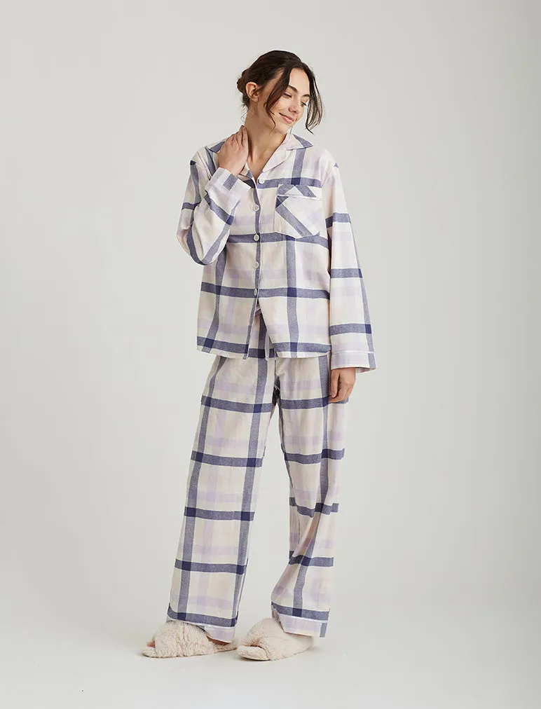 Organic Cotton Plaid Pant