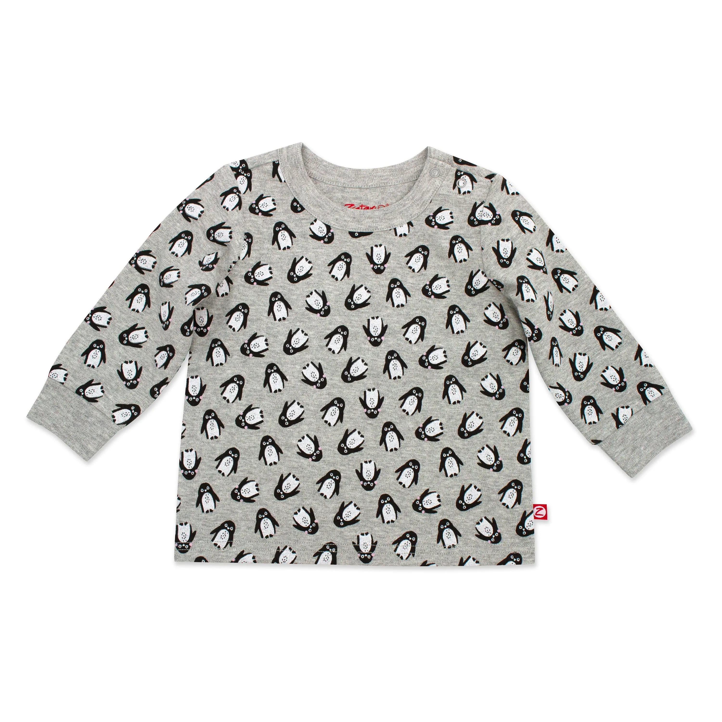 Penguins Organic Cotton Long Sleeve Crewneck