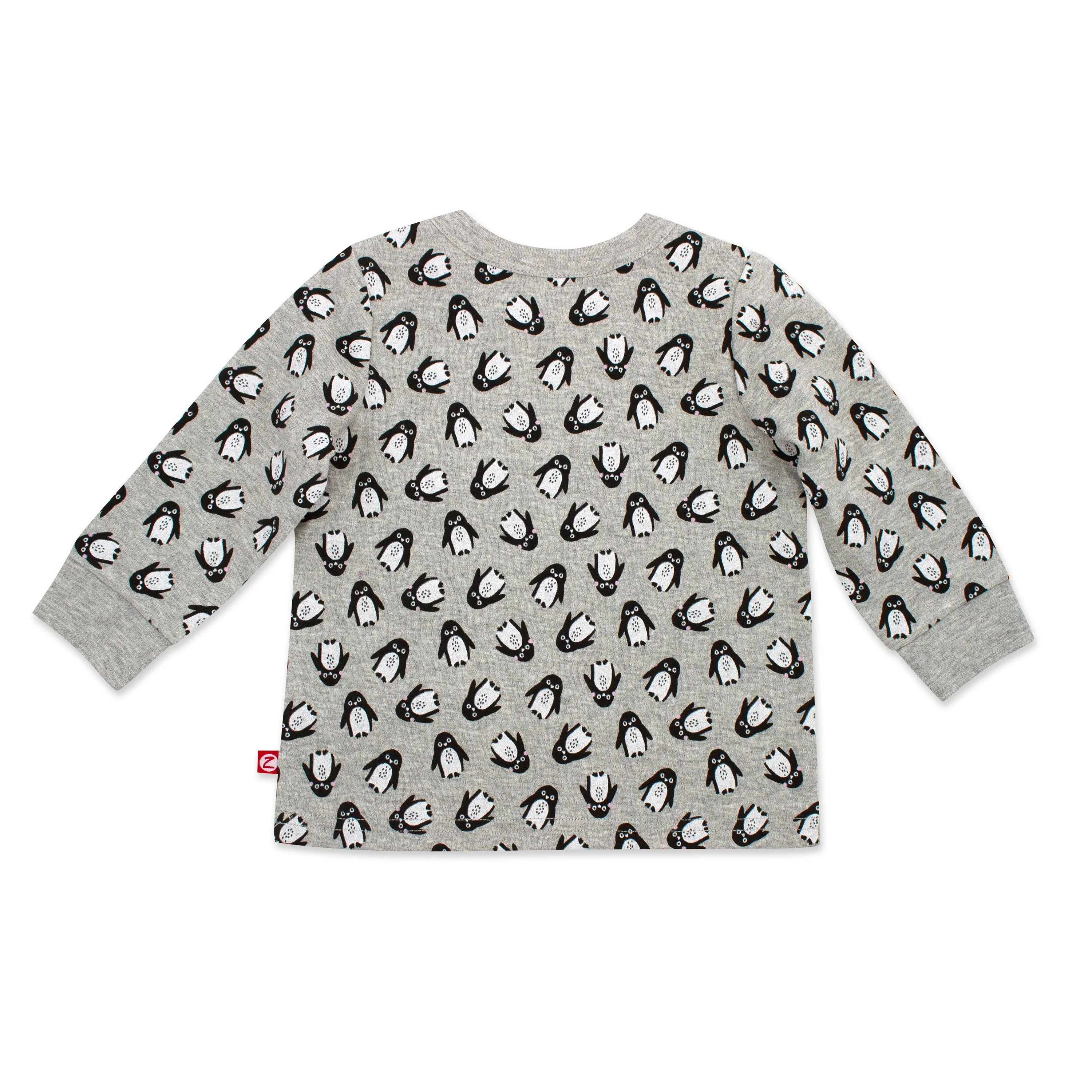 Penguins Organic Cotton Long Sleeve Crewneck