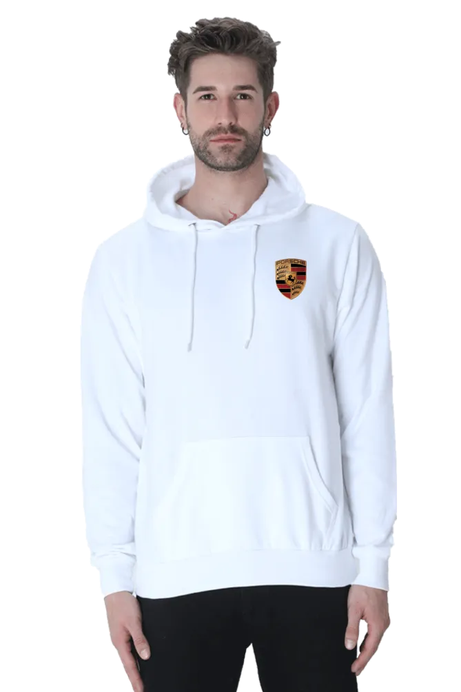 Porsche 911 GT3 Both Side Printed White Unisex Hoodie