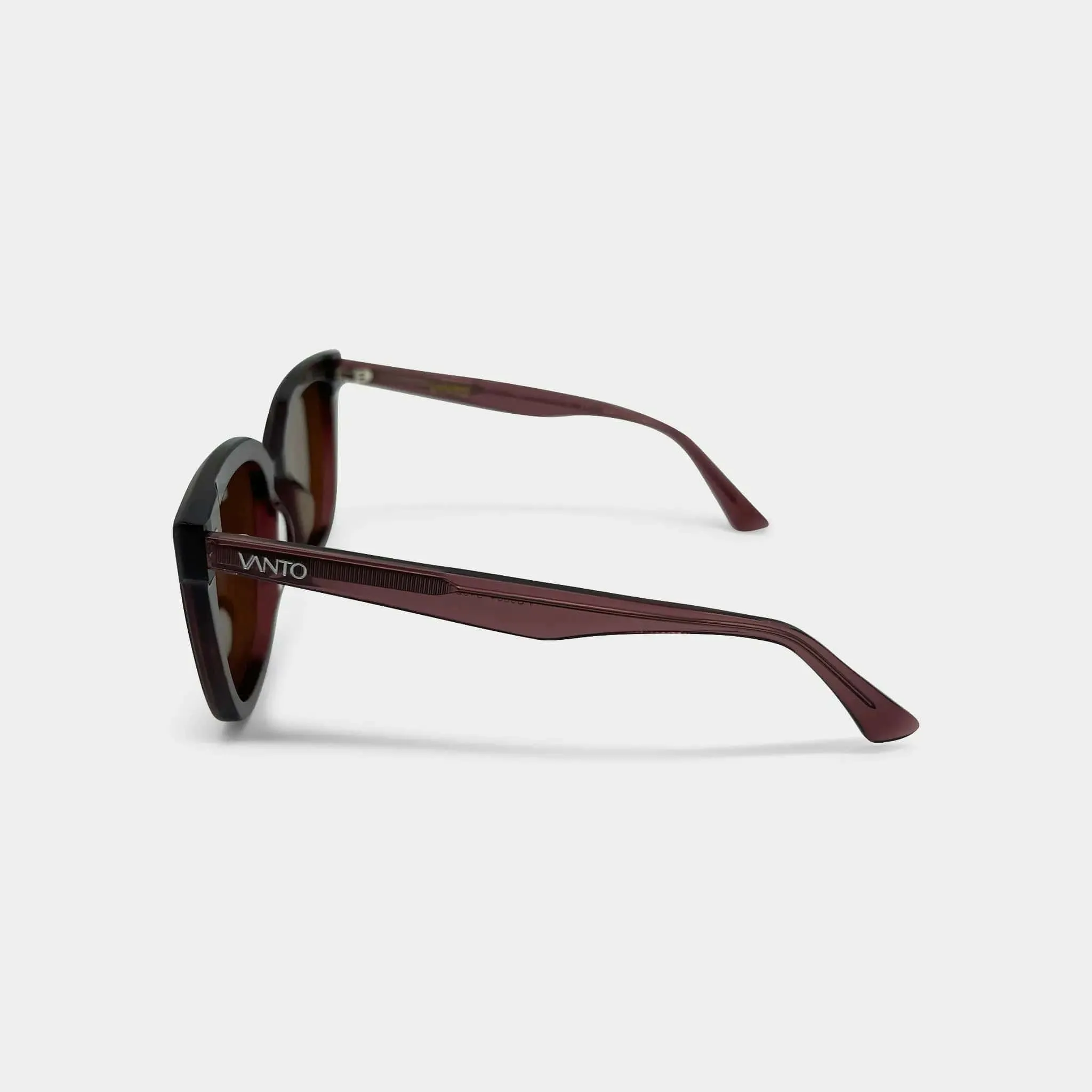 Protagonist Translucent Brown Acetate Square Frame