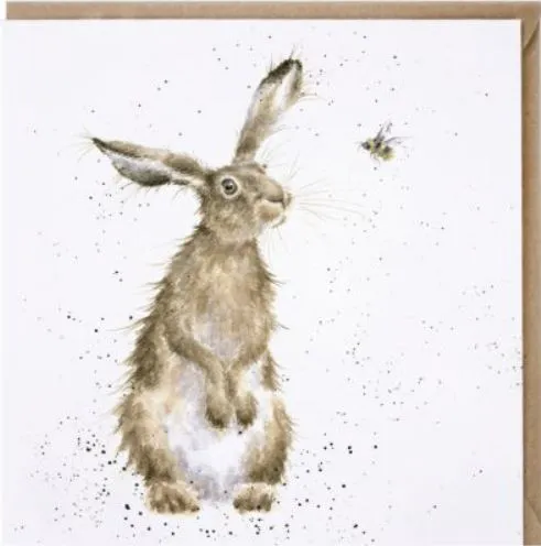 "The Hare and the Bee" Greeting Card from Wrendale