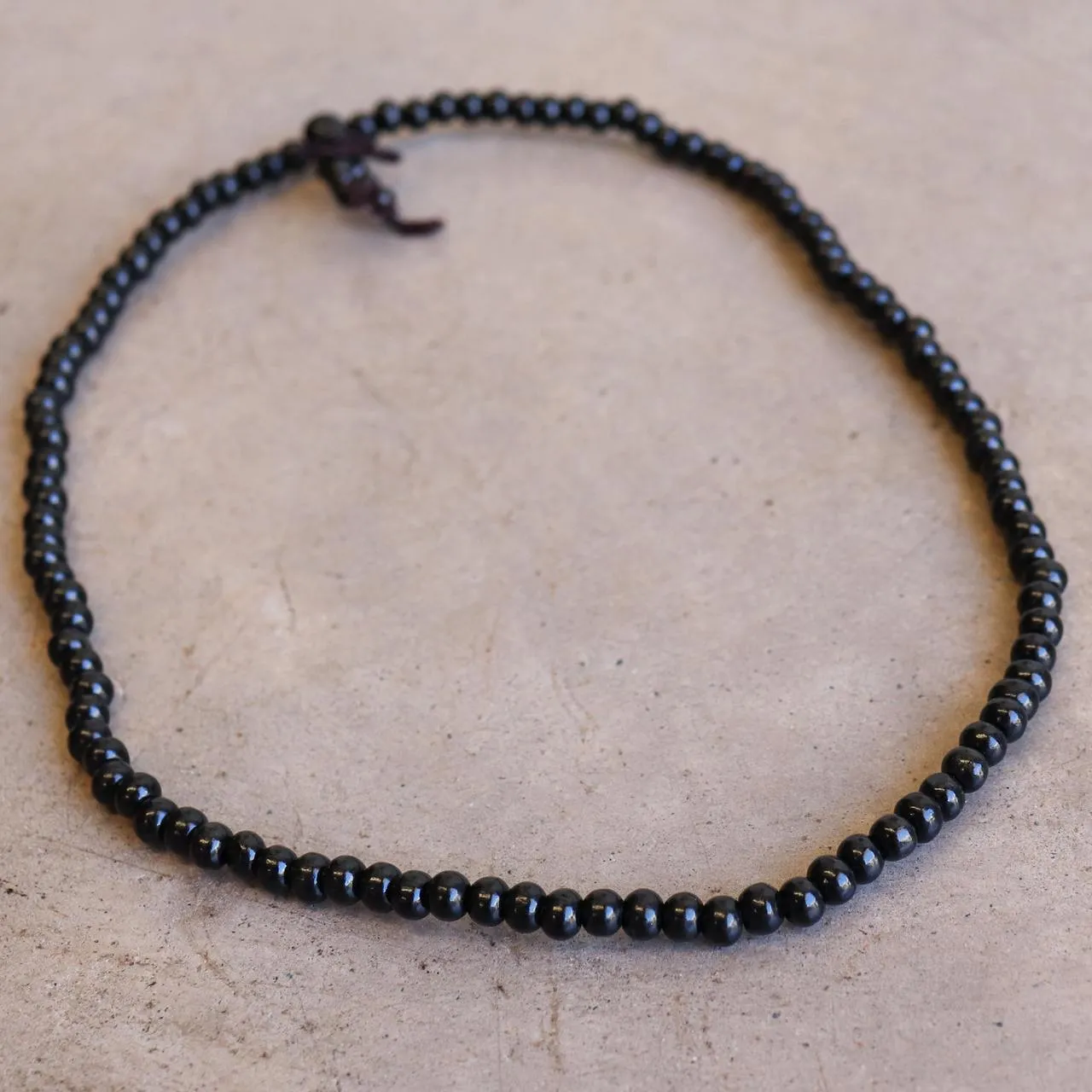 Resin Monk Bead Necklace