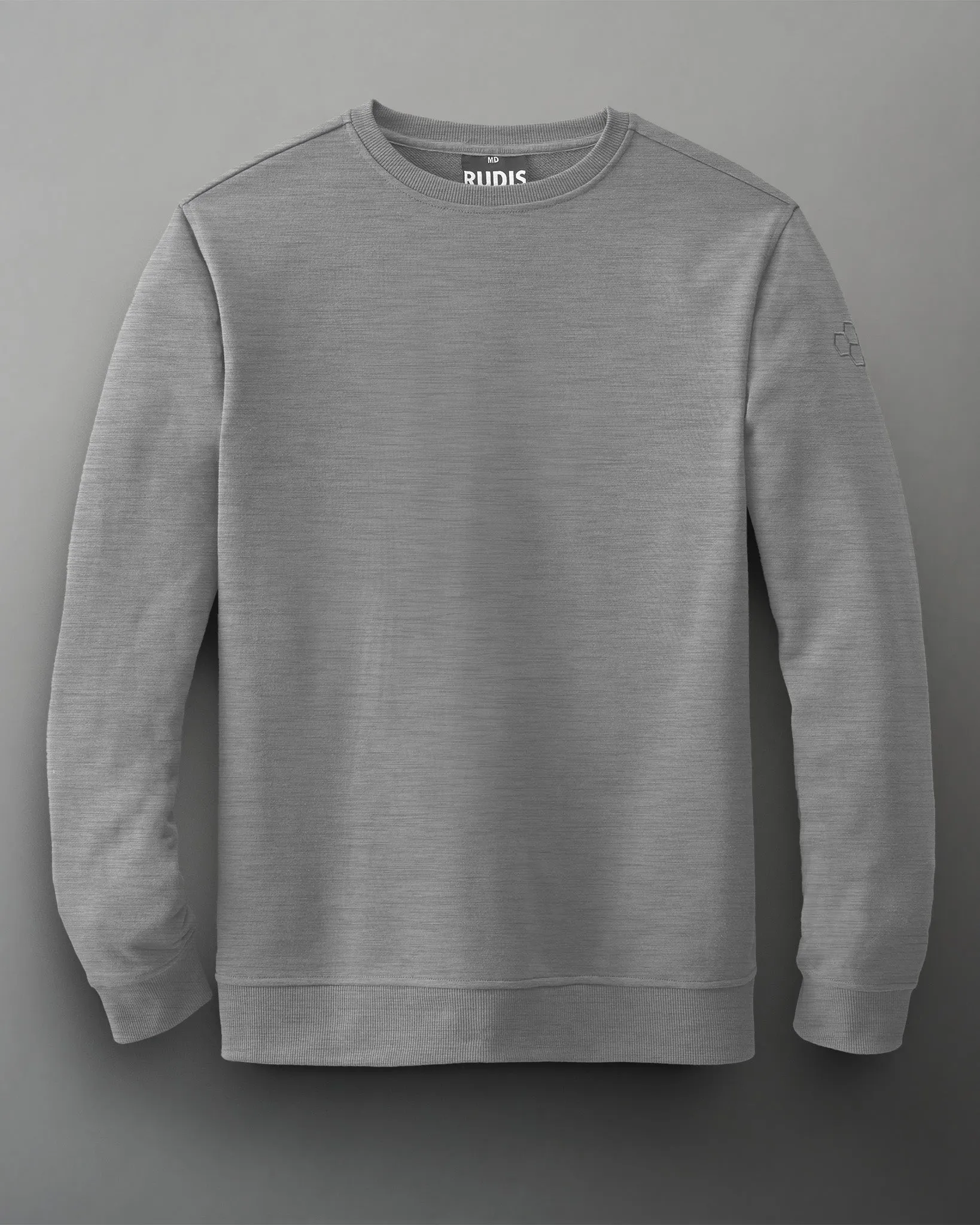 RUDIS Elite Terry Crewneck - Athletic Heather Gray