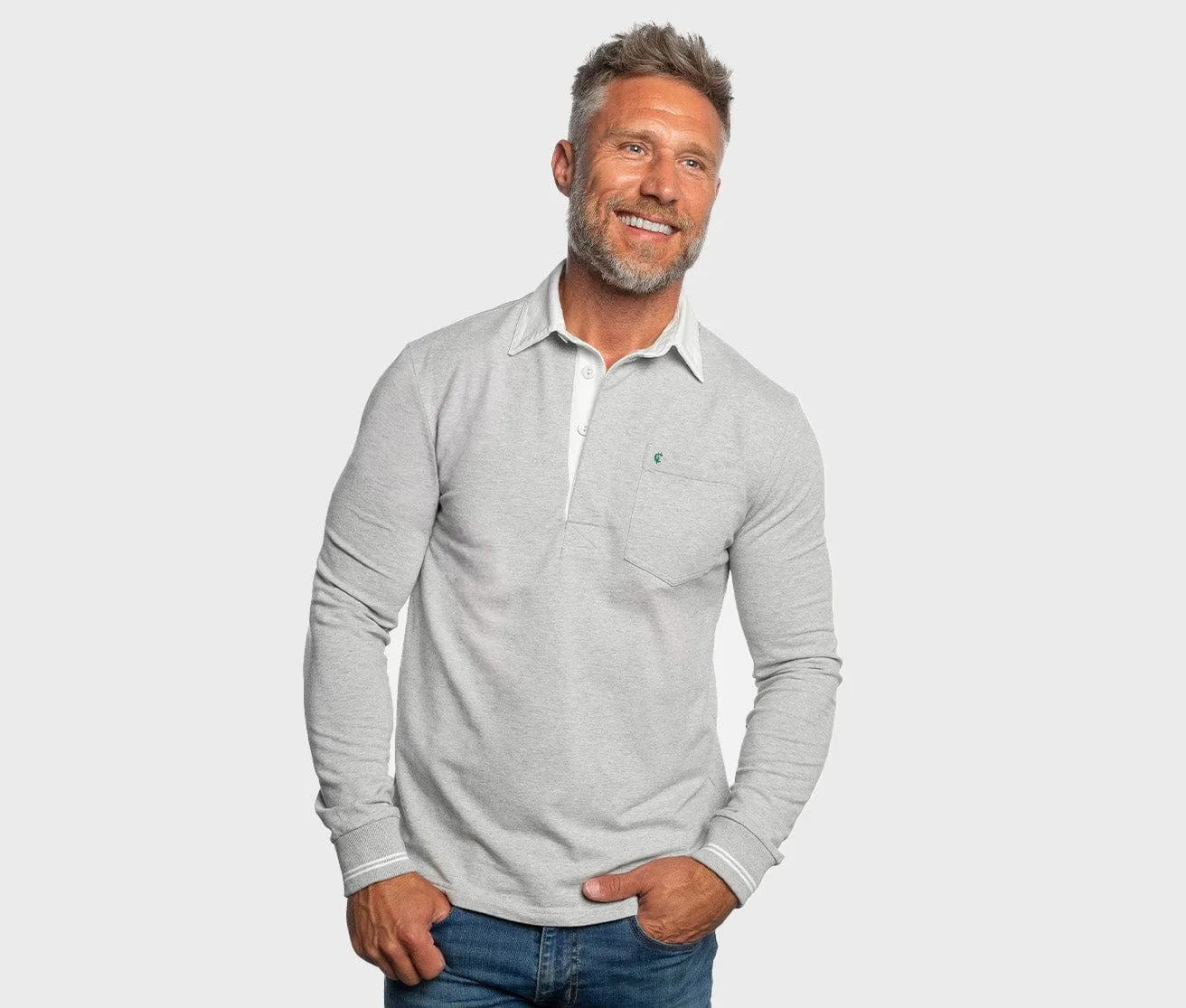 Rugby Shirt - Heather Gray