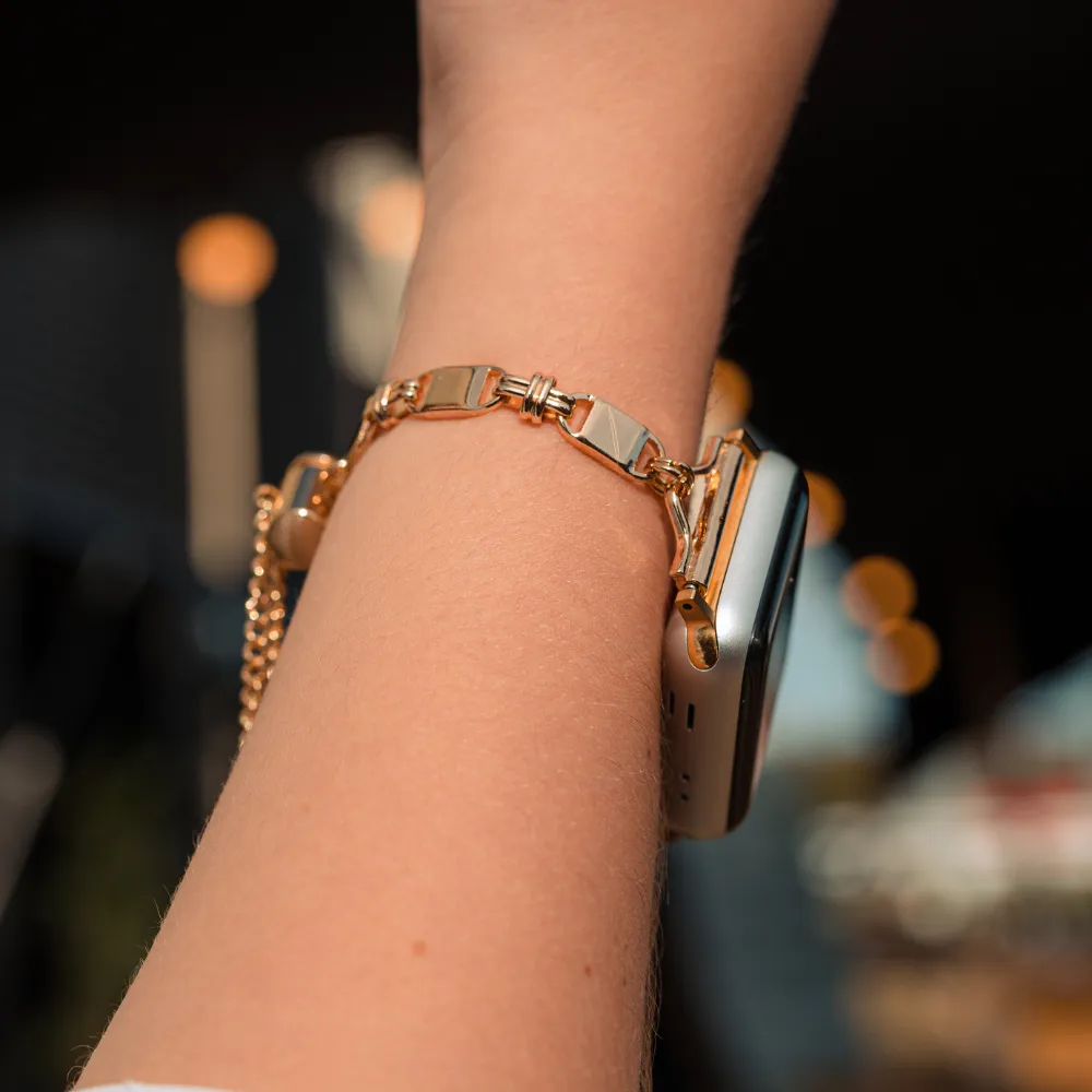 Simple Gold Bracelet Apple Watch Strap