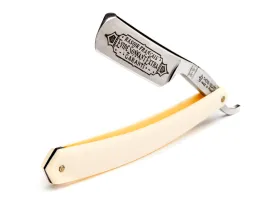 Straight Razor 5-8 Evide Sonnet White Acetate