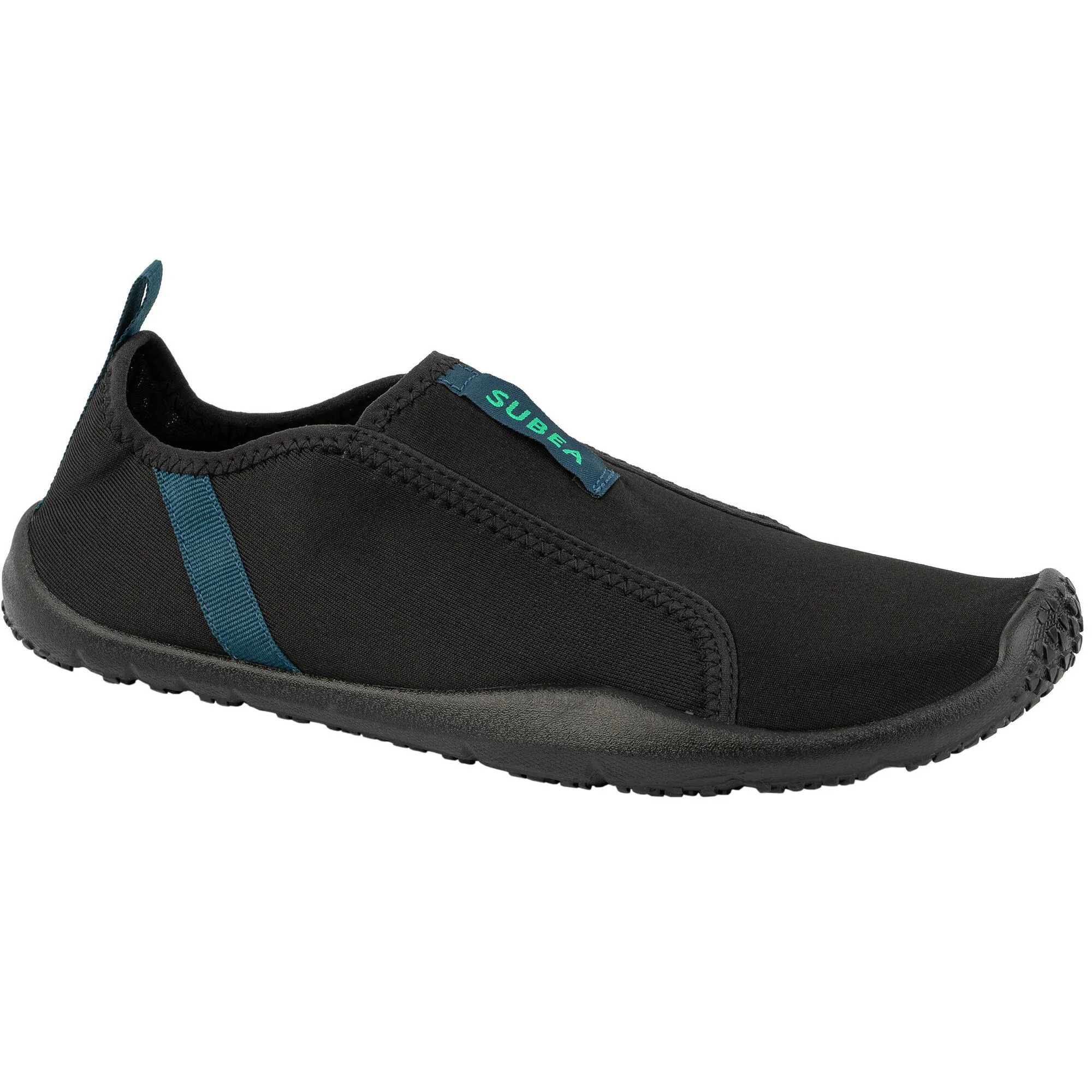 Subea Adult Elasticated Water Shoes Aquashoes 120 - Black