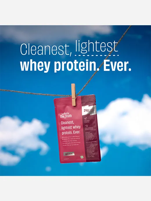 TWT Protein Powder Light Cocoa | Pack of 6 sachets