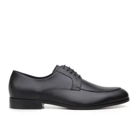 'Vernazza' vegan leather oxford by Vincente Verde -  black