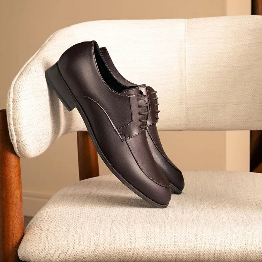 'Vernazza' vegan leather oxford by Vincente Verde -  espresso