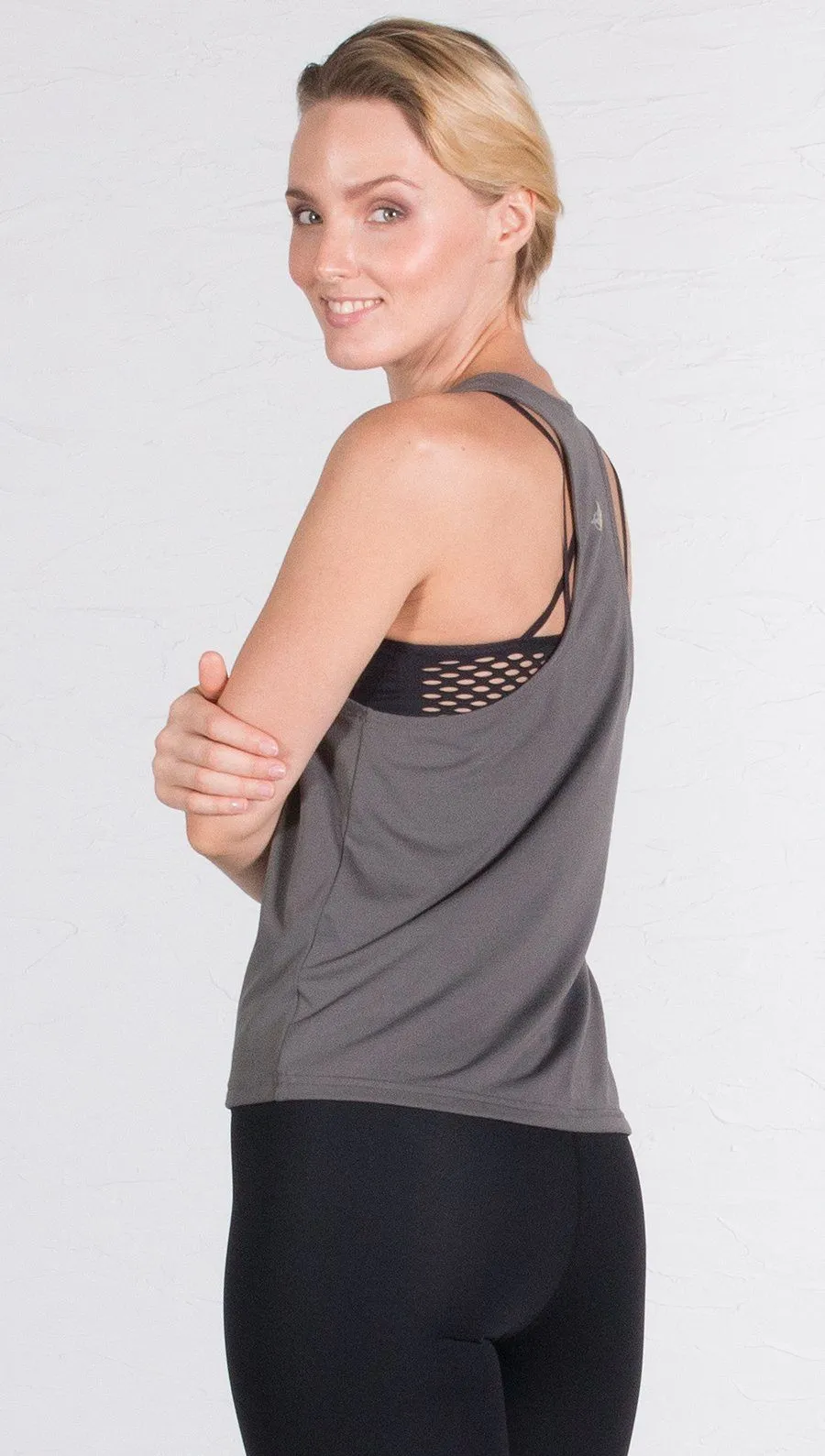 WERK - the Relaxed Racer Tank - Gray