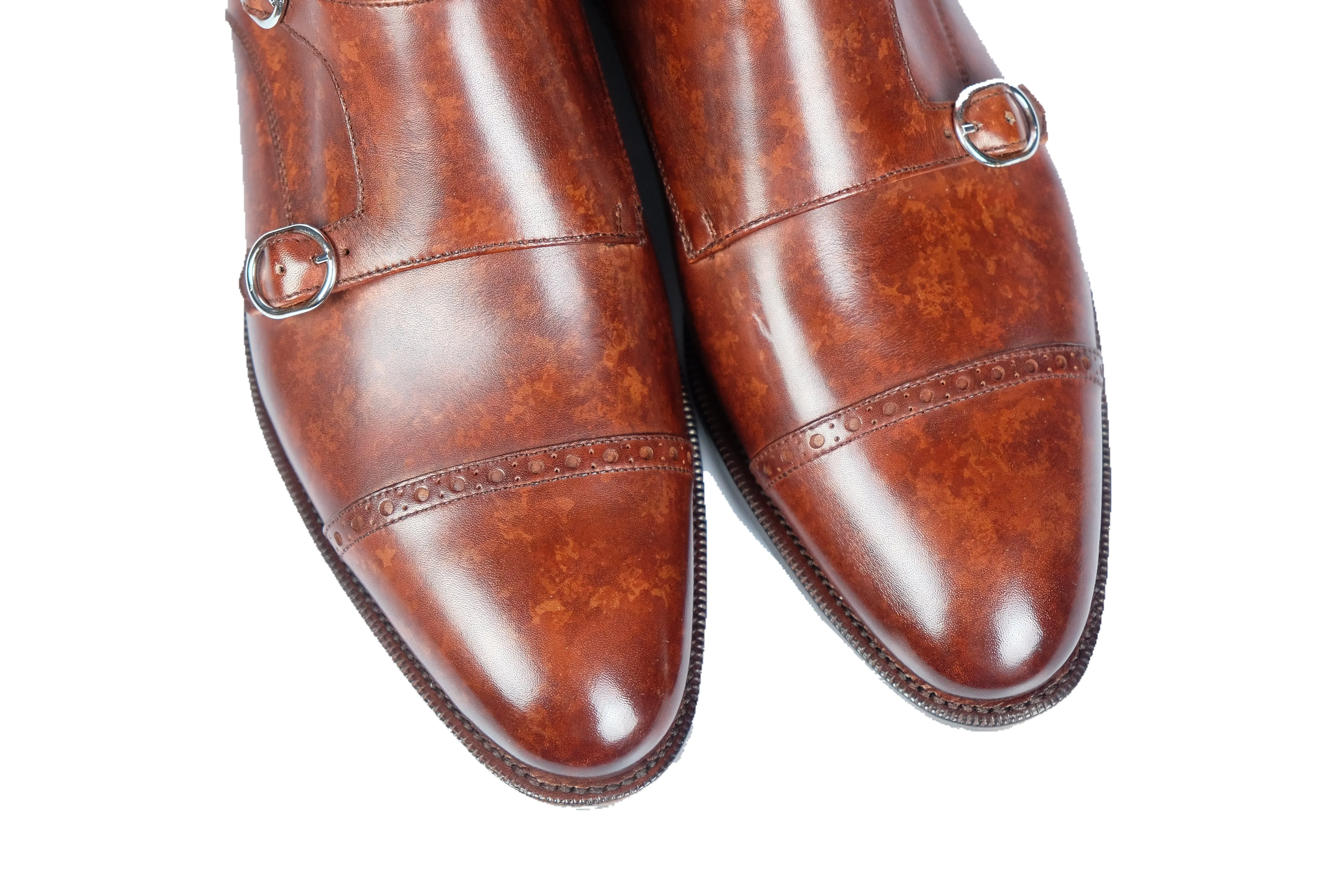 Woodland - MTO - Gold Marble Patina - TMG Last - Single Leather Sole